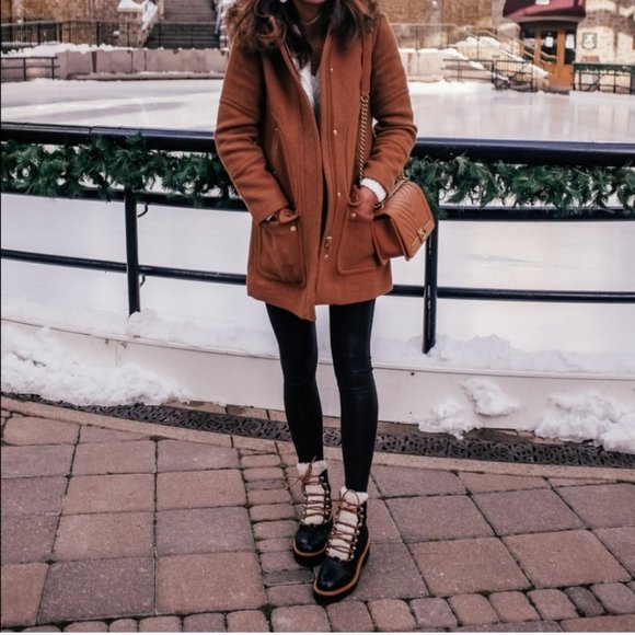 x SOLD x MARC FISHER | Izzie Boot Shearling Leather Black 7 M NWOT - Picture 3 of 16